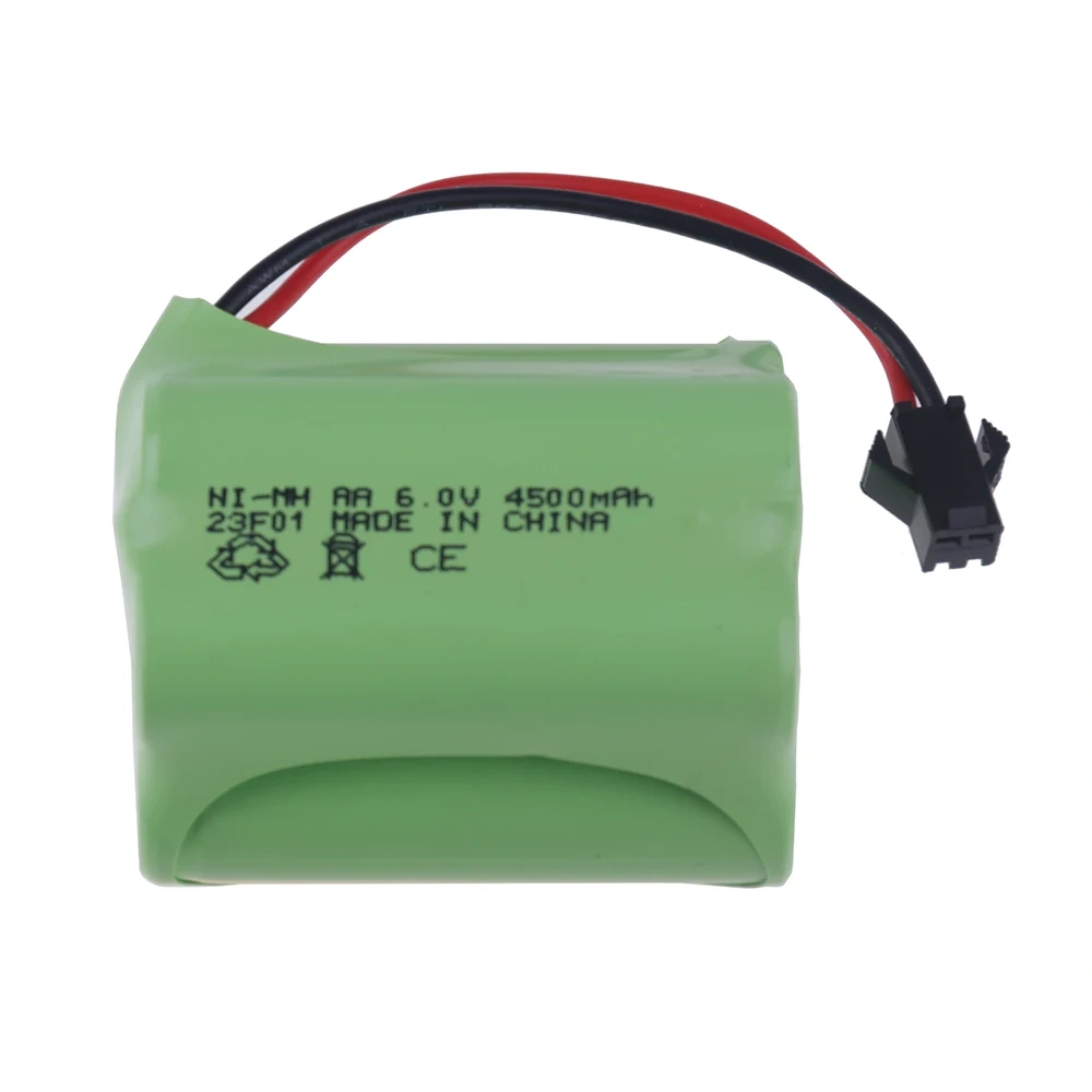RC Trucks RC Cars RC Tanks RC Boats High Capacity 6V 4500mAh Ni-MH Rechargeable 5*AA 6.0v Battery SM plug / Charger Sets