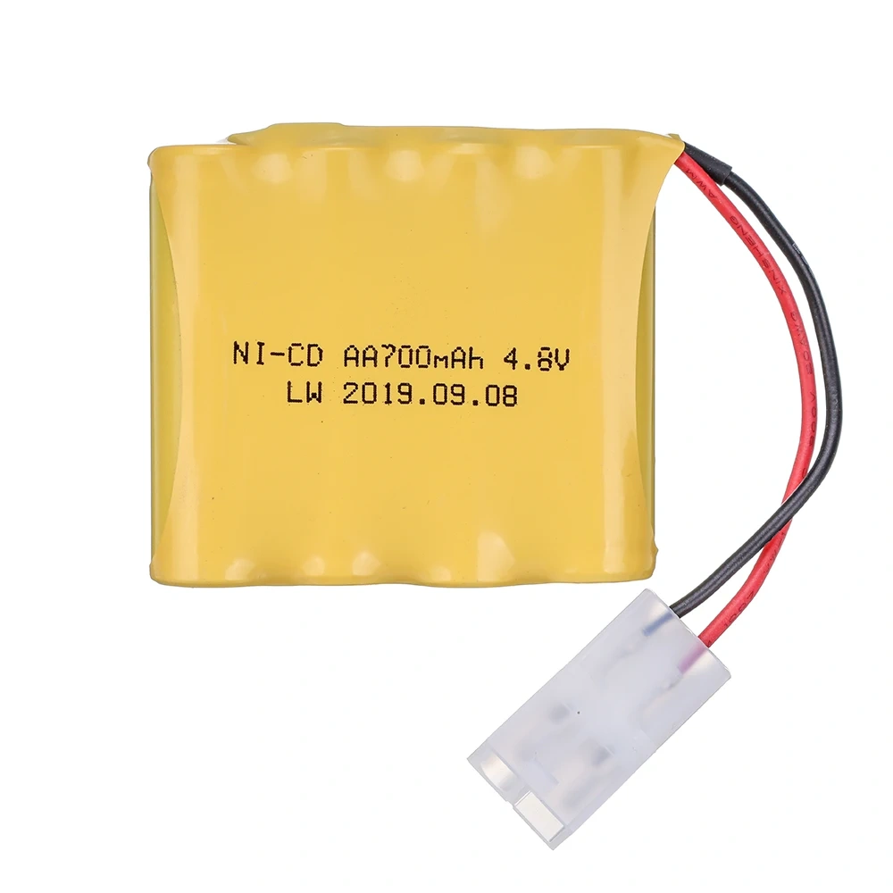 4.8v 700mah Rechargeable Battery For Rc toys Cars Trucks Tanks Robots Gun AA NI-MH Battery 4.8v Battery Pack For Rc Boats