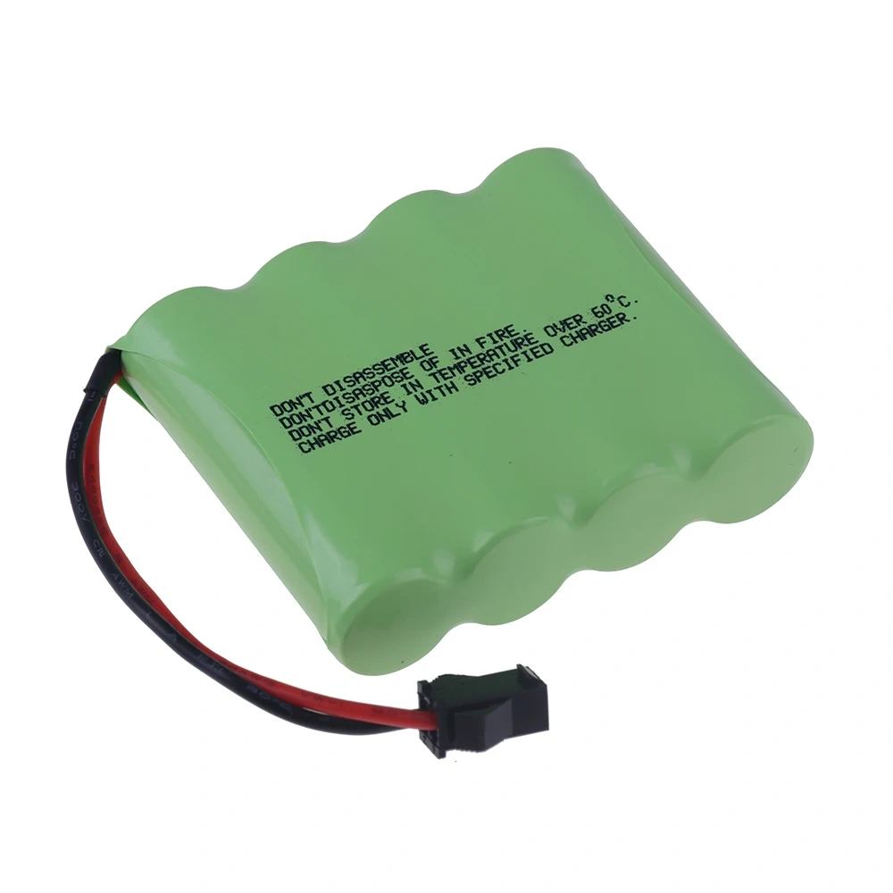 4.8v 4500mah NiMH Battery With SM Plug For Rc toys Cars Tanks Trucks Robots Boats Guns Ni-MH 4*AA 4.8v Rechargeable Battery Pack