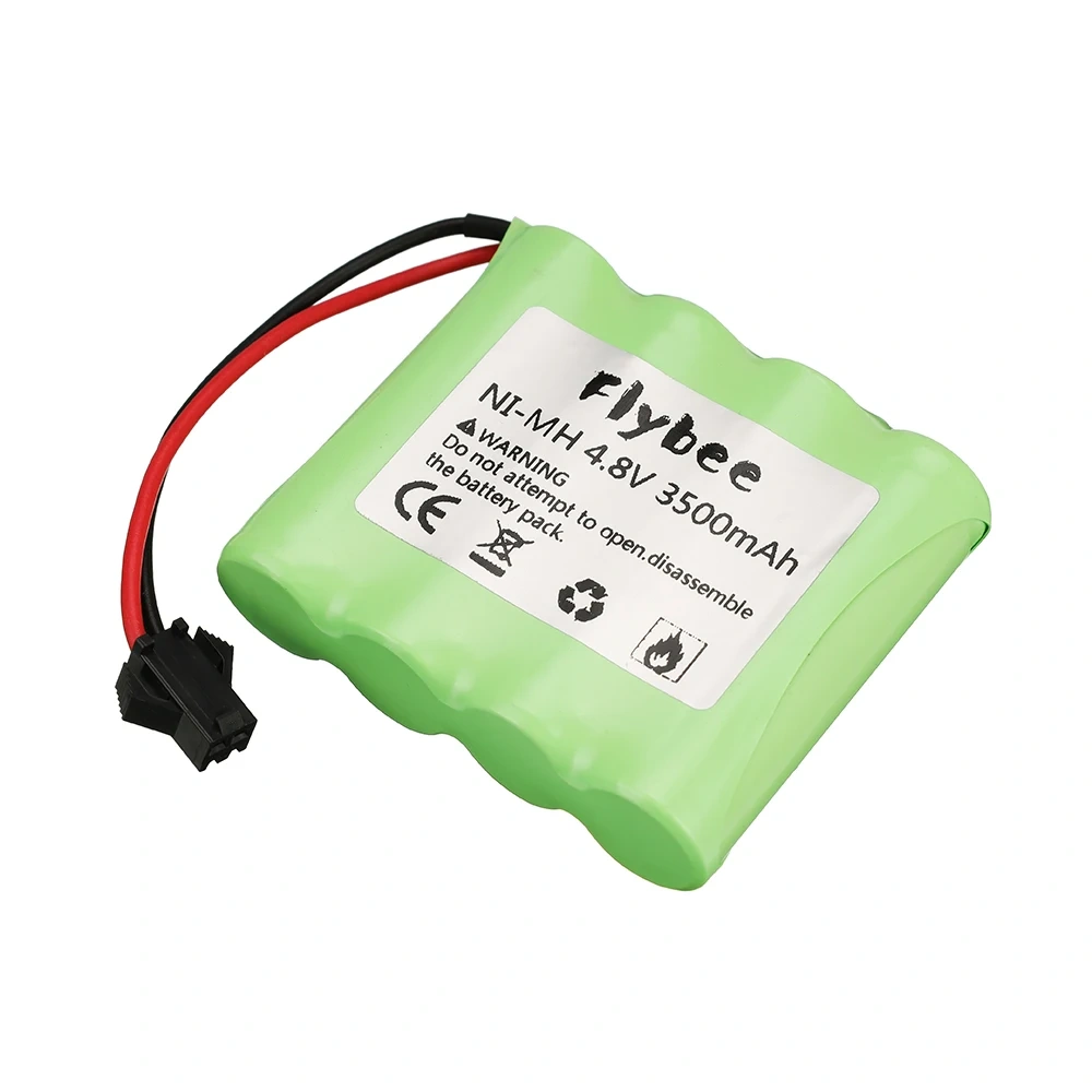(SM plug) 4.8v 3500mah NiMH Battery For Rc toys Cars Trucks Tanks Robots Boats Guns 4.8v Rechargeable Battery 4* AA Battery Pack
