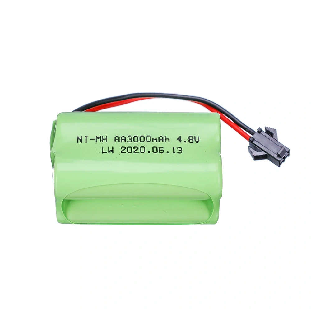 4.8V 3000mAh NIMH Battery For Rc Toys Cars Trucks RC Tanks Robots Boat Toy Battery AA 4.8v Rechargeable Battery Pack wholesale