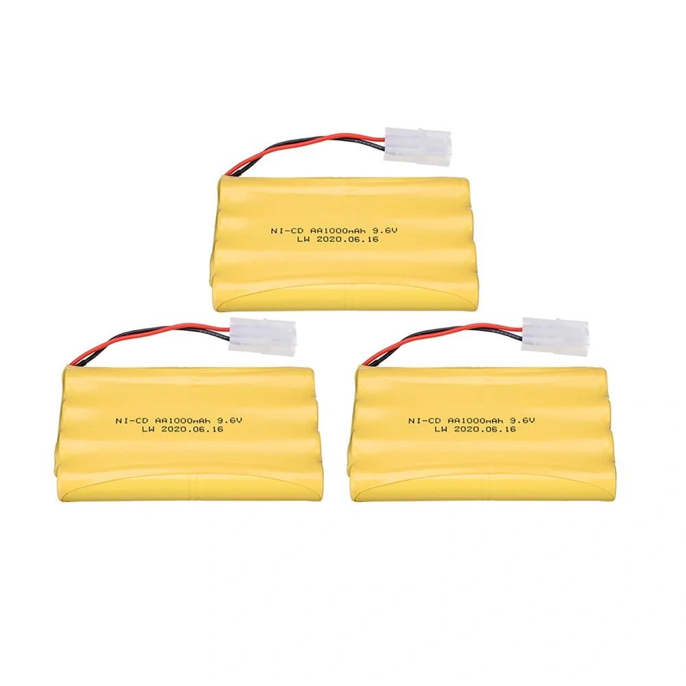 9.6v 1000mah NiCD Rechargeable Battery Pack With Tamiya Connector For Rc Car Truck Tank Boats Spare Parts AA 9.6 V Battery