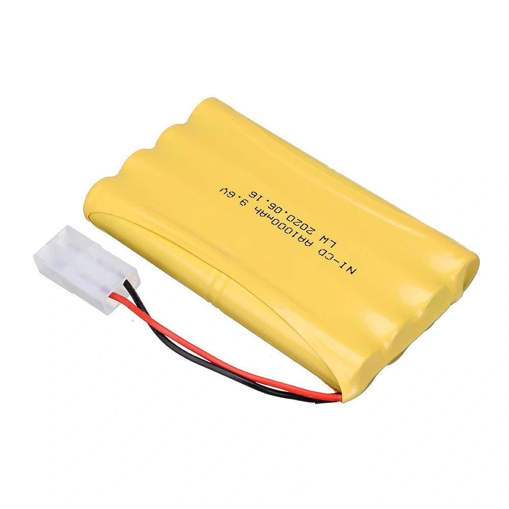 9.6v 1000mah NiCD Rechargeable Battery Pack With Tamiya Connector For Rc Car Truck Tank Boats Spare Parts AA 9.6 V Battery