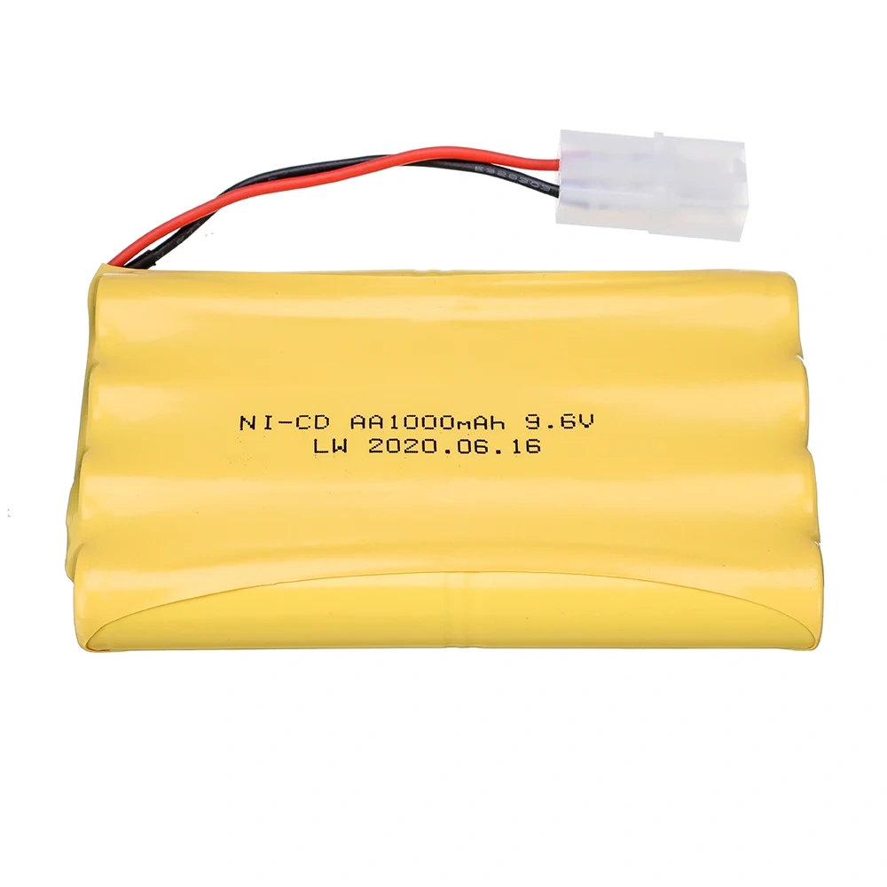9.6v 1000mah NiCD Rechargeable Battery Pack With Tamiya Connector For Rc Car Truck Tank Boats Spare Parts AA 9.6 V Battery