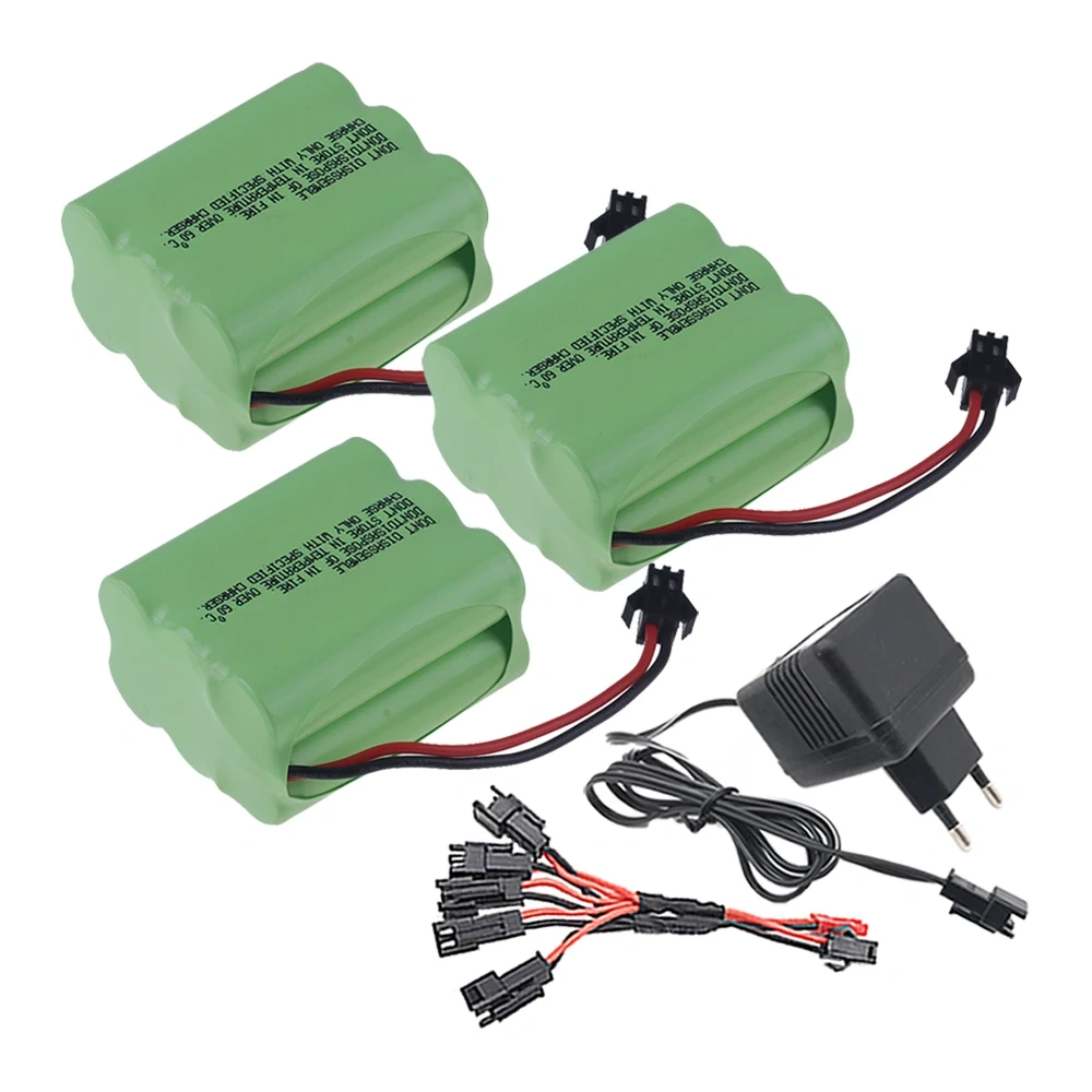 7.2v 4500mAh Battery + 7.2V Charger For RC Cars Robots Tanks Boats 7.2v NiMH Battery Aa 3000mah 7.2v Rechargeable Battery Pack
