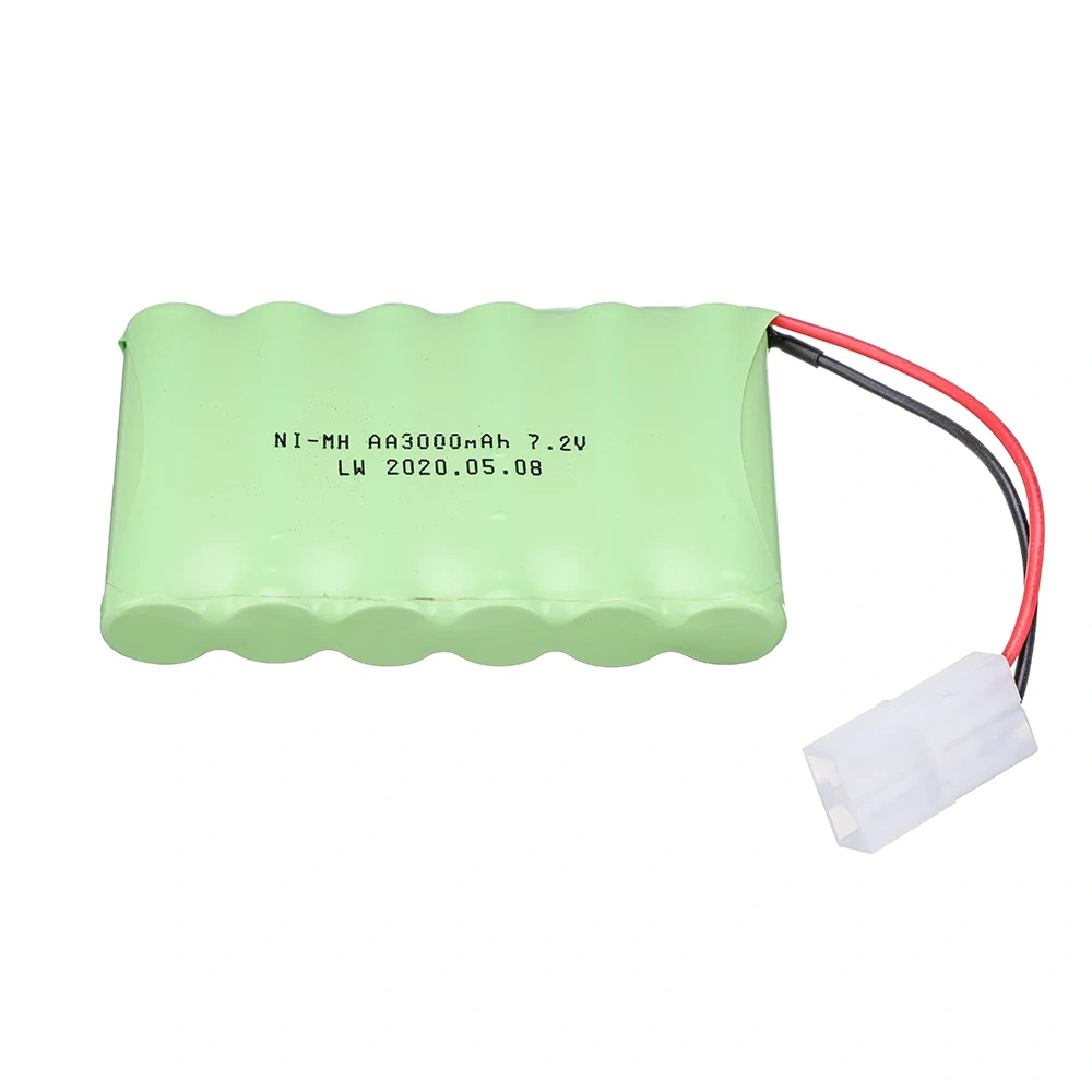 ( Tamiya Plug ) 3000mah 7.2V Battery For Rc toys Car RC Tanks RC Truck RC Robots Gun Battery NiMH AA 7.2v 2400mah Batteries Pack