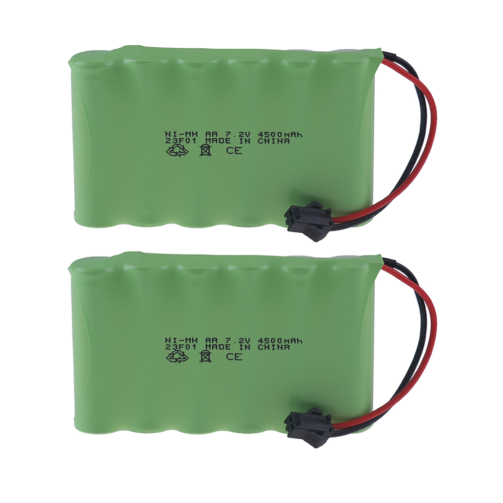 (M Model) 7.2v 4500mah NiMH Battery For Rc toys Cars Tanks Robots Boats Guns Ni-MH 6*AA 7.2v Rechargeable Battery Pack