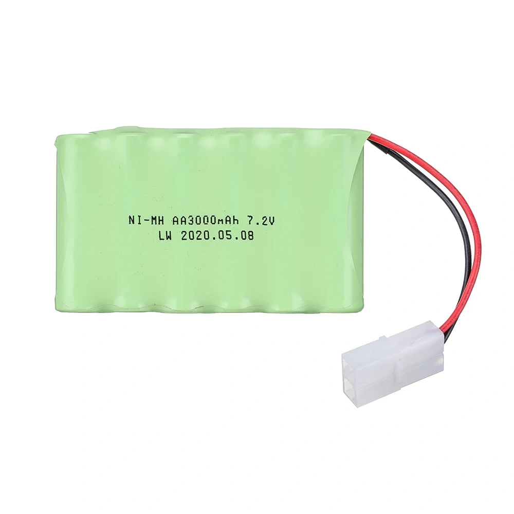 ( Tamiya Plug ) 3000mah 7.2V Battery For Rc toys Car RC Tanks RC Truck RC Robots Gun Battery NiMH AA 7.2v 2400mah Batteries Pack
