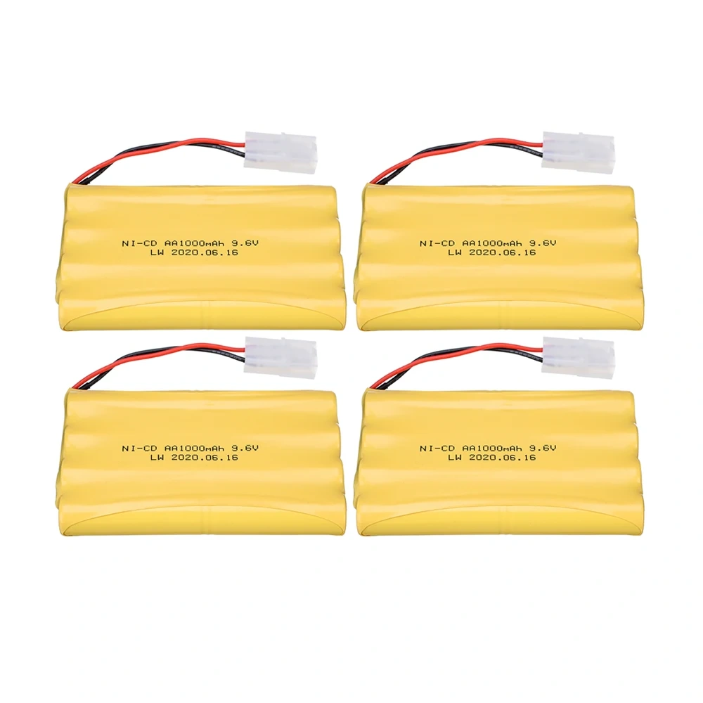 9.6v 1000mah NiCD Rechargeable Battery Pack With Tamiya Connector For Rc Car Truck Tank Boats Spare Parts AA 9.6 V Battery