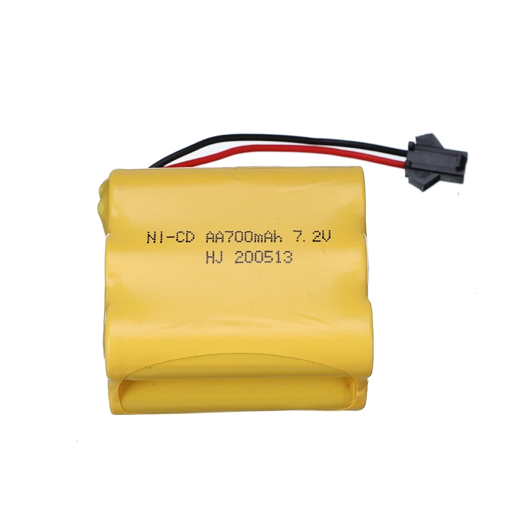 Ni-CD 7.2V 700mAh Rechargeable Battery Pack For Rc toys Cars Trucks Tanks Trains Boats Robots Gun Accessories AA 7.2V battery