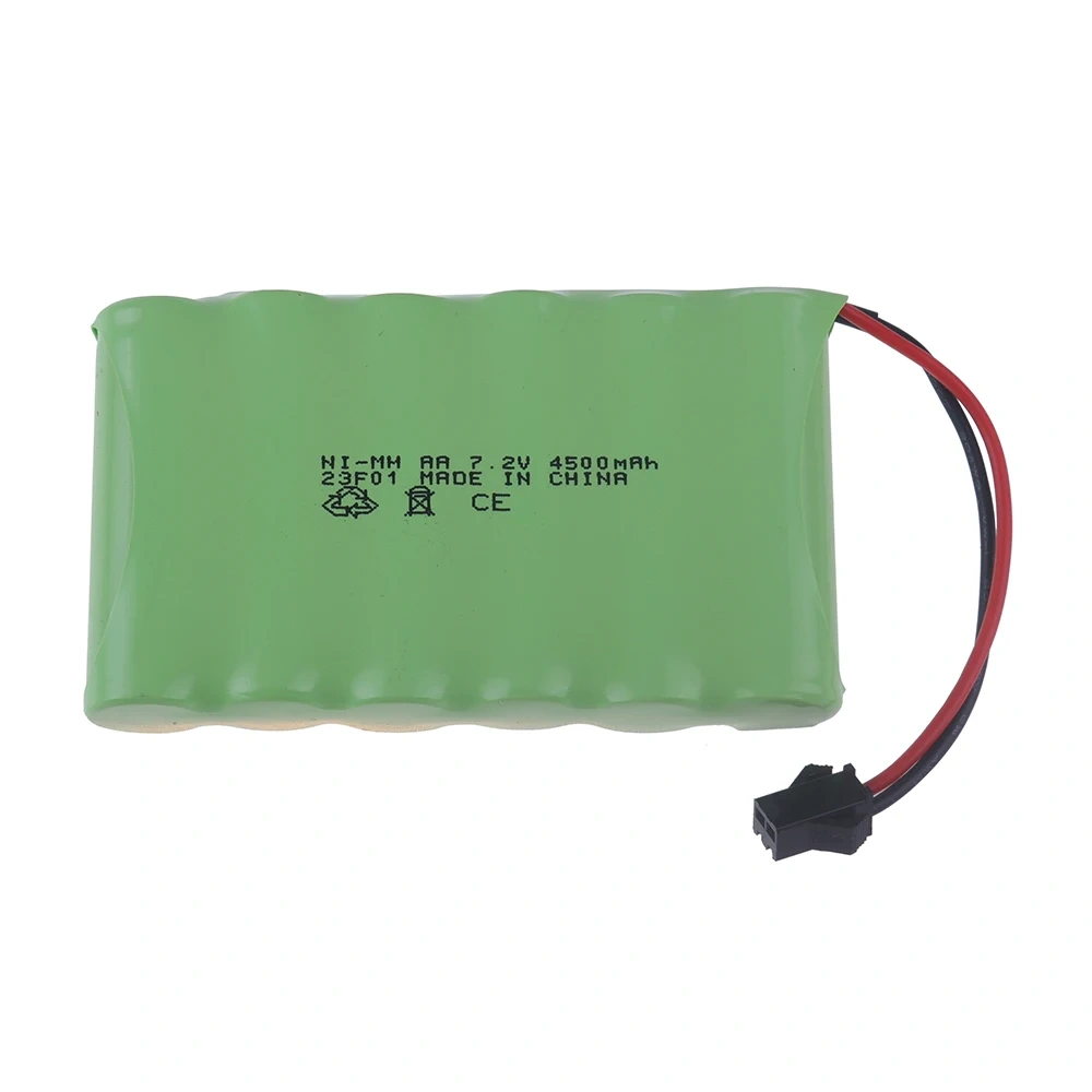 NiMH 7.2v 4500mah AA Battery and USB Charger For RC Boats Cars Trucks Tanks Robots Electric Toys 6*Aa 3000mah 7.2v Battery Pack