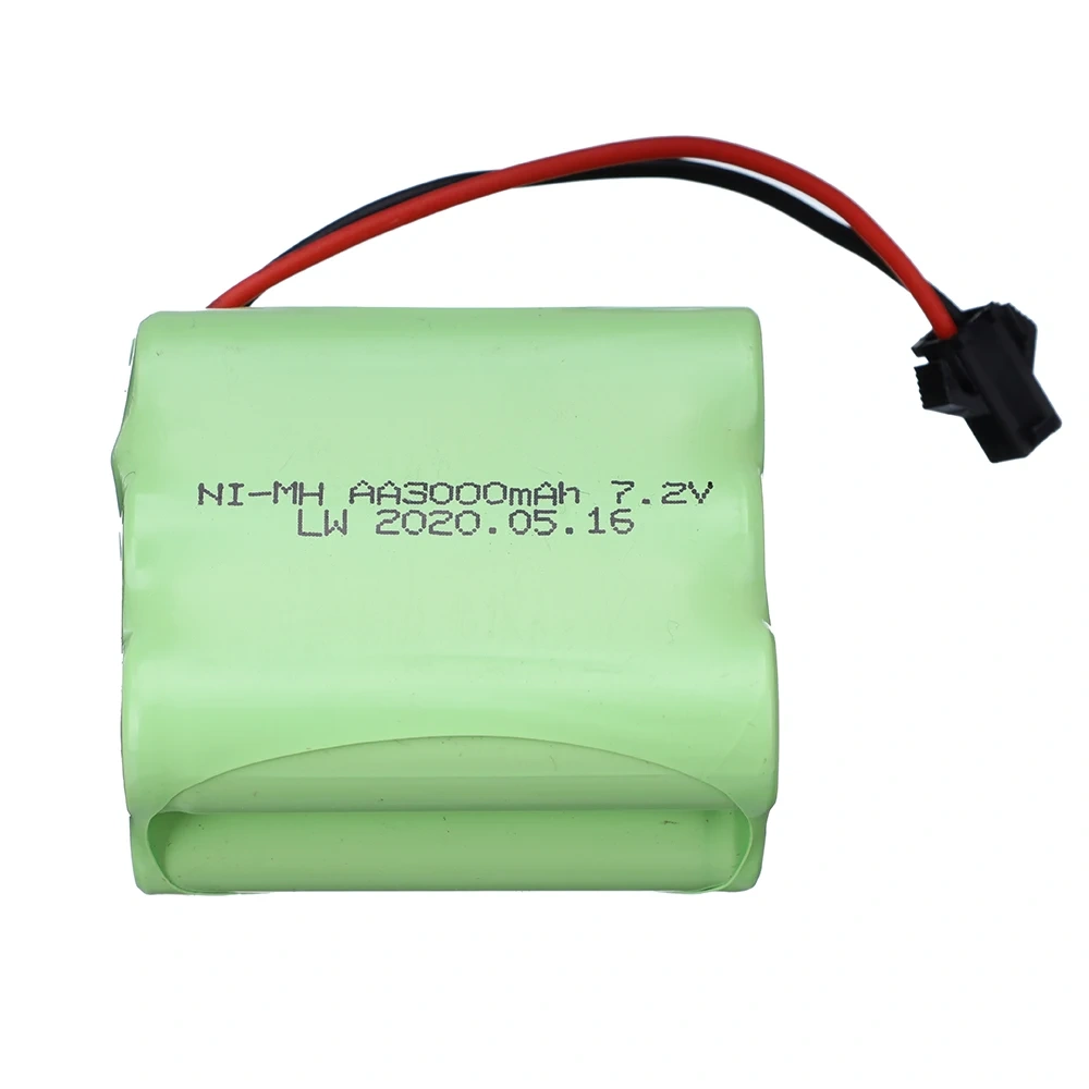 7.2v 3000mah AA NI-MH rechargeable battery For Remote control electric toy boat RC car RC truck 7.2 V 3000 mah aa nimh battery