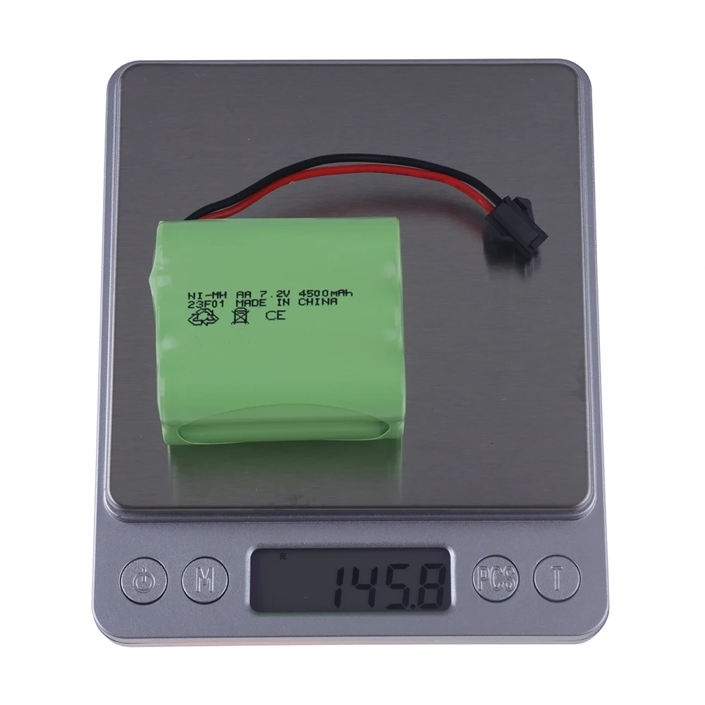 7.2v 4500mAh Battery + 7.2V Charger For RC Cars Robots Tanks Boats 7.2v NiMH Battery Aa 3000mah 7.2v Rechargeable Battery Pack