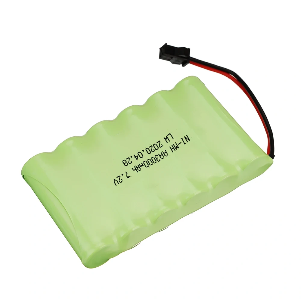 7.2v 3000mAh Battery / USB Charger For RC Car Robots Tanks Gun Boats 7.2v NiMH Battery AA 3000mah 7.2v Rechargeable Battery Pack
