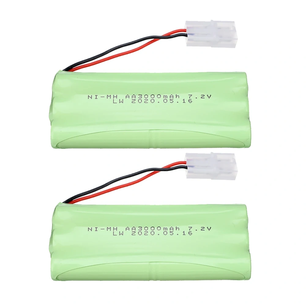 7.2V Ni-MH Battery For Rc Toys Cars RC Tanks RC Trucks RC Robots RC Guns RC Boats Accessories AA 7.2V 3000mah NIMH Battery Pack