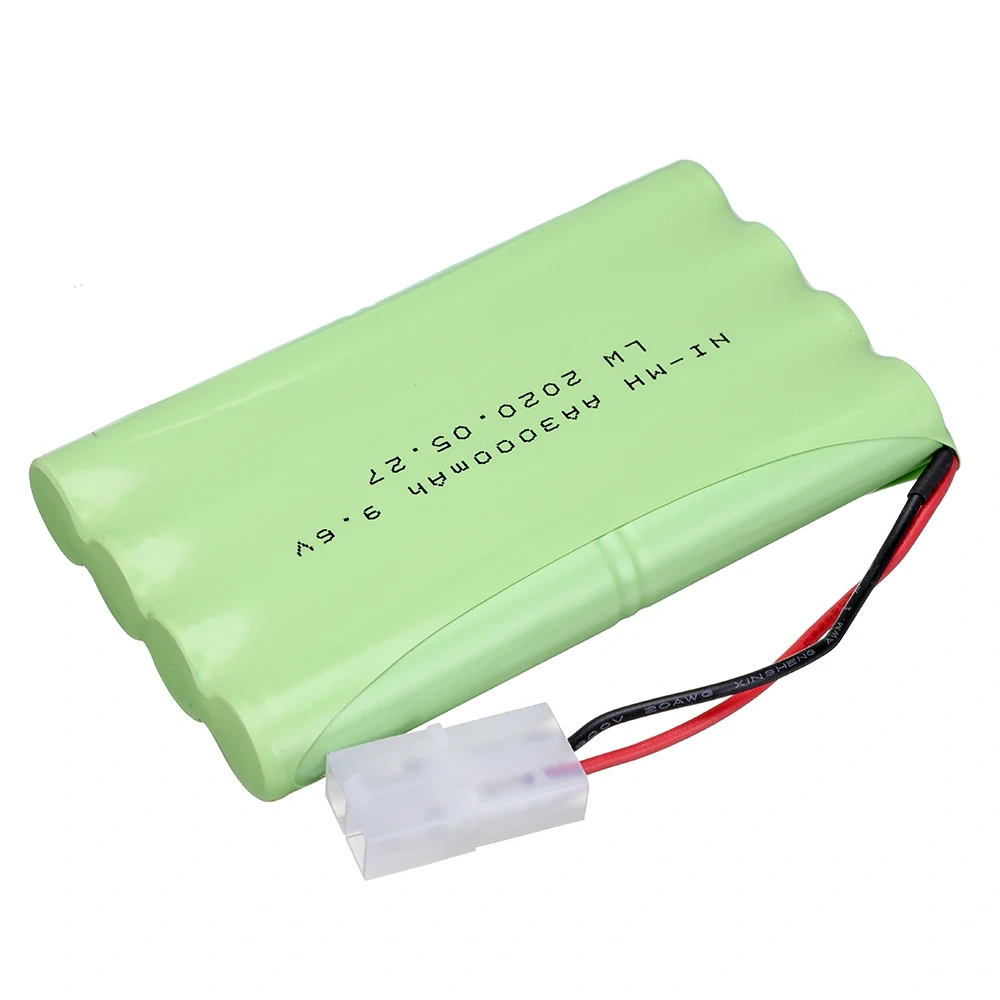 9.6v 3000mah Rechargeable Battery + 9.6v Charger For Rc toys Car Tank Robots Gun RC Boat AA Ni-MH 9.6v 2400mah NiMH Battery Pack