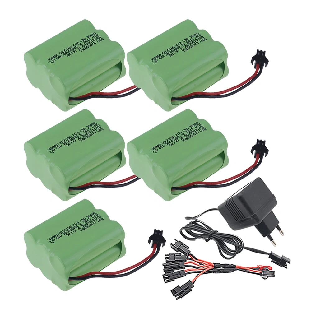 7.2v 4500mAh Battery + 7.2V Charger For RC Cars Robots Tanks Boats 7.2v NiMH Battery Aa 3000mah 7.2v Rechargeable Battery Pack