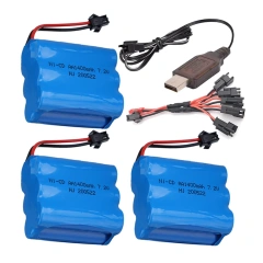 3Battery 1USB 1C