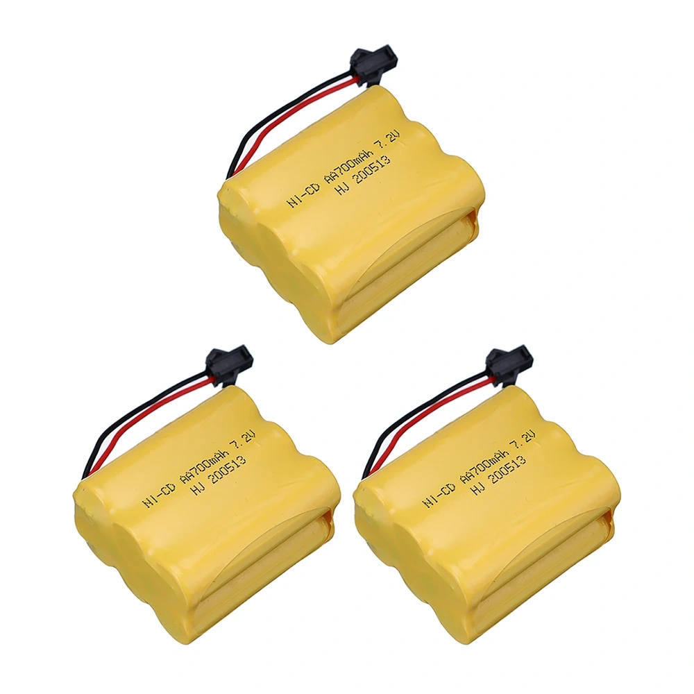 Ni-CD 7.2V 700mAh Rechargeable Battery Pack For Rc toys Cars Trucks Tanks Trains Boats Robots Gun Accessories AA 7.2V battery