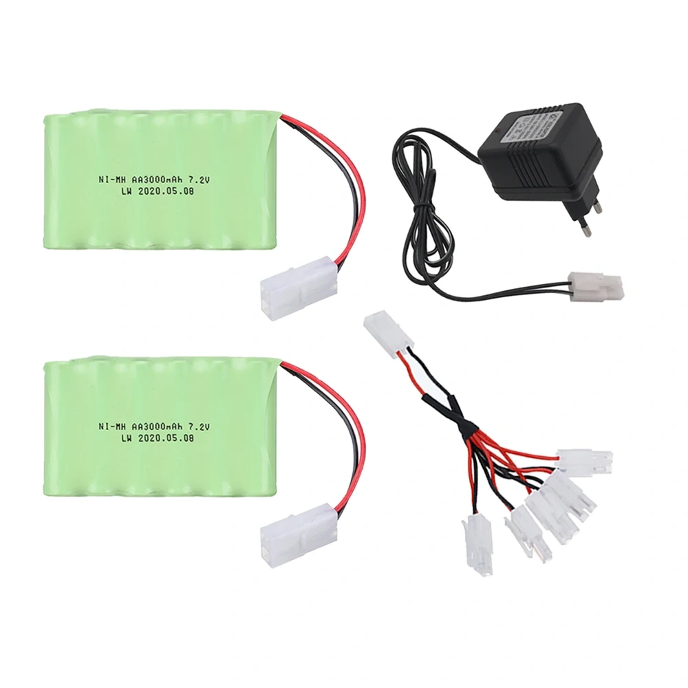 ( Tamiya Plug ) 3000mah 7.2V Battery For Rc toys Car RC Tanks RC Truck RC Robots Gun Battery NiMH AA 7.2v 2400mah Batteries Pack