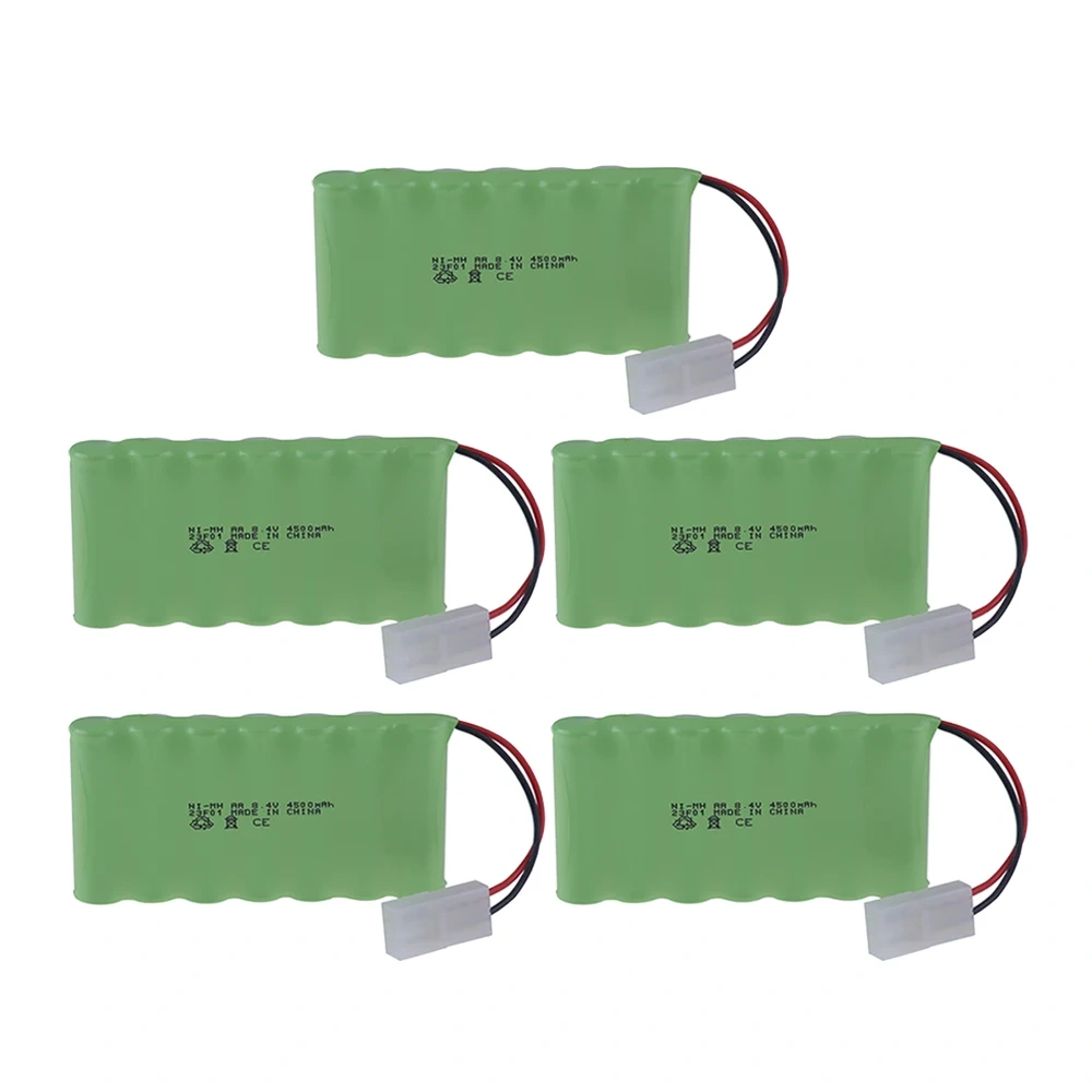 8.4v 4500mah Rechargeable Battery For Rc toys Cars Tank Robots Gun Boats AA NI-MH Battery 8.4v Battery Pack With Tamiya 2P Plug