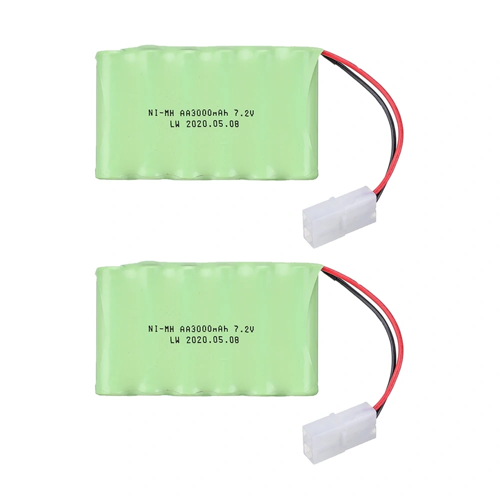 ( Tamiya Plug ) 3000mah 7.2V Battery For Rc toys Car RC Tanks RC Truck RC Robots Gun Battery NiMH AA 7.2v 2400mah Batteries Pack