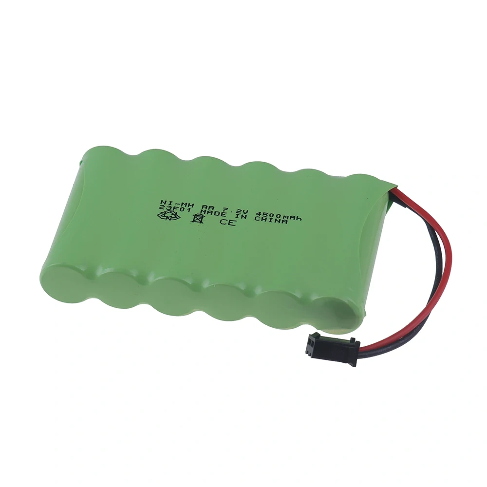 (M Model) 7.2v 4500mah NiMH Battery For Rc toys Cars Tanks Robots Boats Guns Ni-MH 6*AA 7.2v Rechargeable Battery Pack 1Pcs