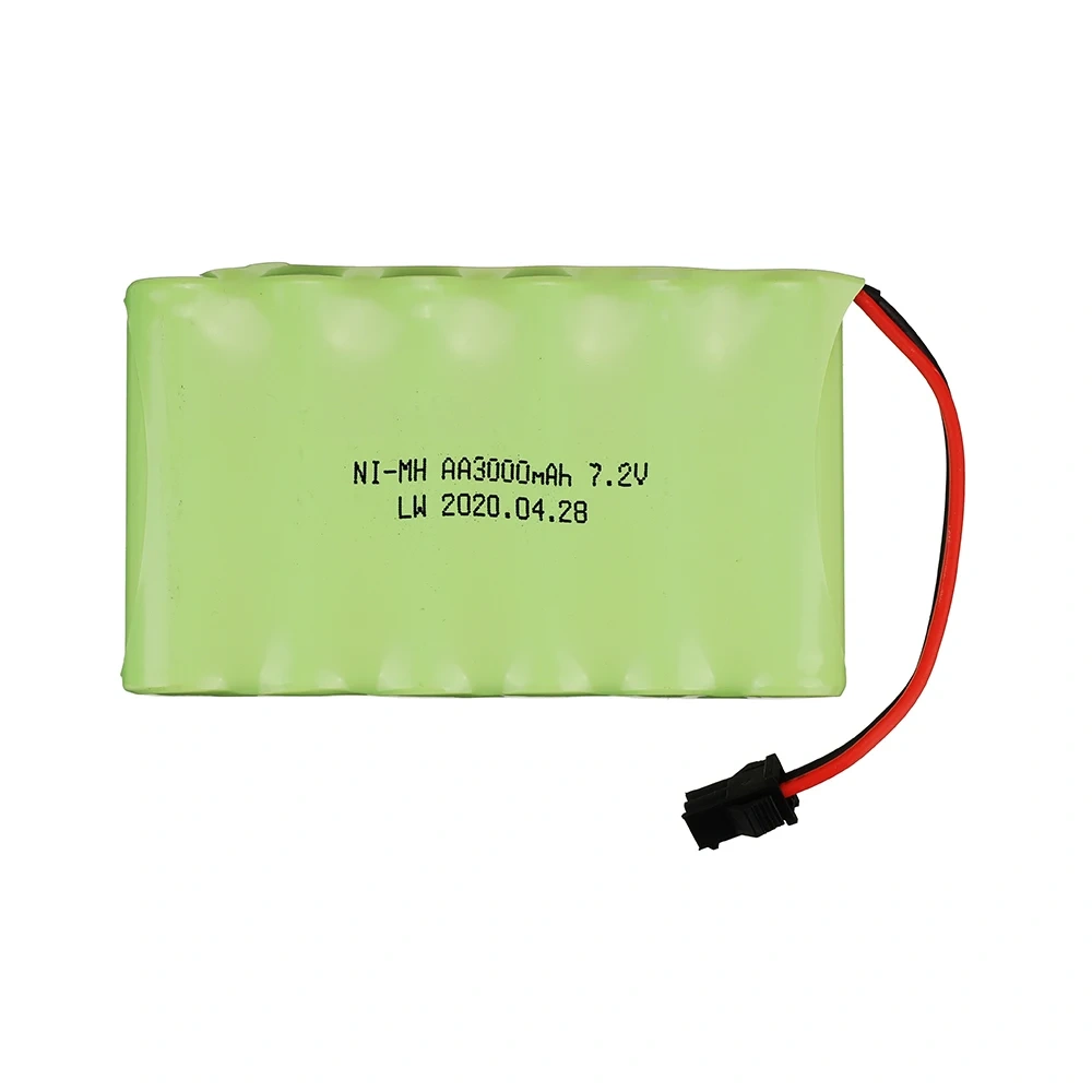 7.2v 3000mah AA NI-MH Rechargeable Battery For Remote Control Electric Toys Boat Car Truck 7.2 V 3000 mah Aa nimh battery 1-5pcs