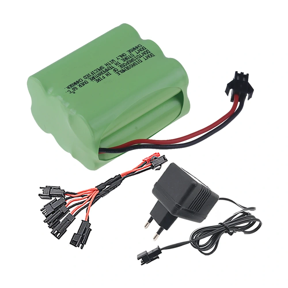 7.2v 4500mAh Battery + 7.2V Charger For RC Cars Robots Tanks Boats 7.2v NiMH Battery Aa 3000mah 7.2v Rechargeable Battery Pack