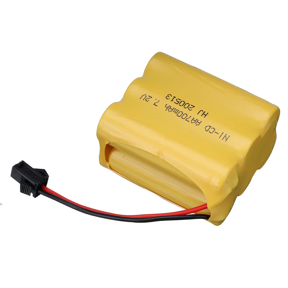 Ni-CD 7.2V 700mAh Rechargeable Battery Pack For Rc toys Cars Trucks Tanks Trains Boats Robots Gun Accessories AA 7.2V battery