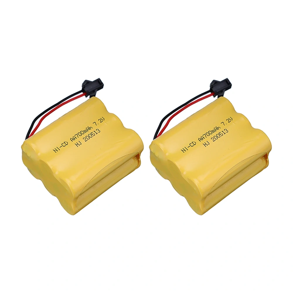 Ni-CD 7.2V 700mAh Rechargeable Battery Pack For Rc toys Cars Trucks Tanks Trains Boats Robots Gun Accessories AA 7.2V battery
