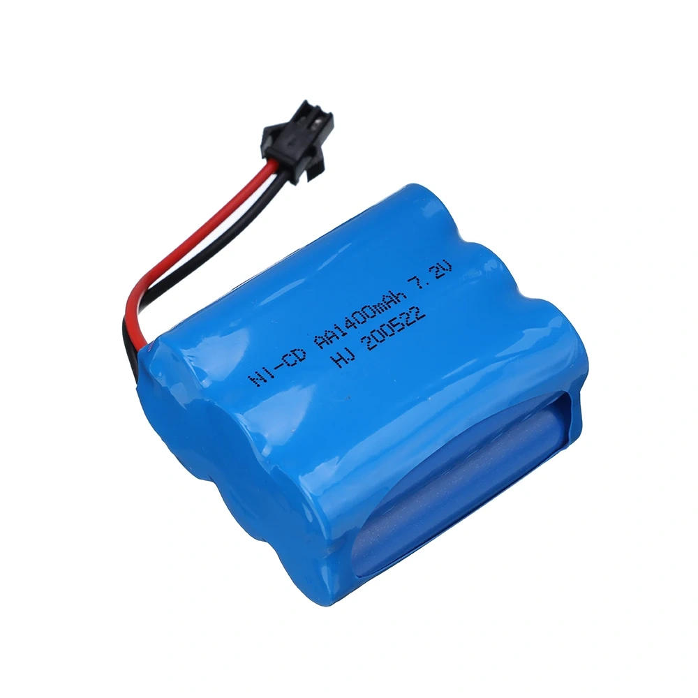 7.2v 1400mah Ni-CD Battery SM PLUG For RC Toys Car Tanks Trains Trucks Robot AA 7.2v Rechargeable Battery Pack For RC Boats