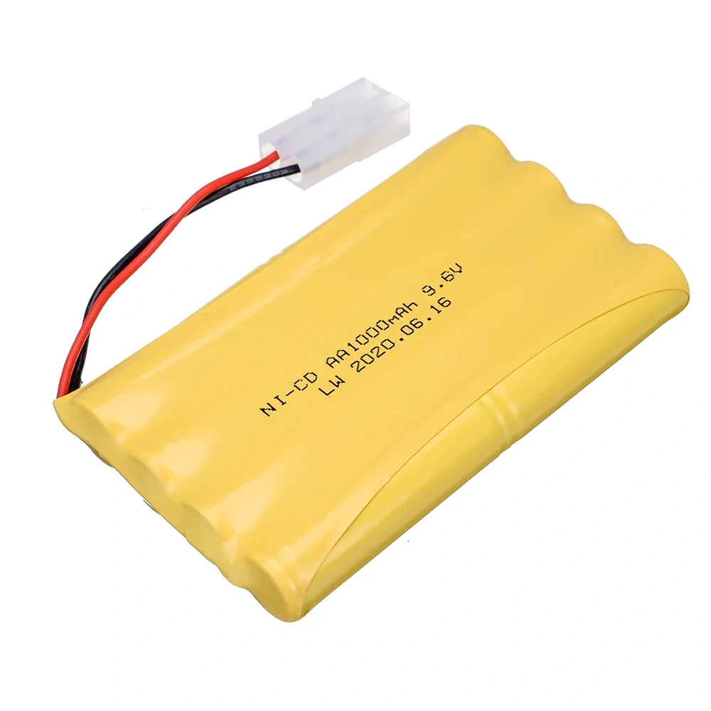 9.6v 1000mah NiCD Rechargeable Battery Pack With Tamiya Connector For Rc Car Truck Tank Boats Spare Parts AA 9.6 V Battery