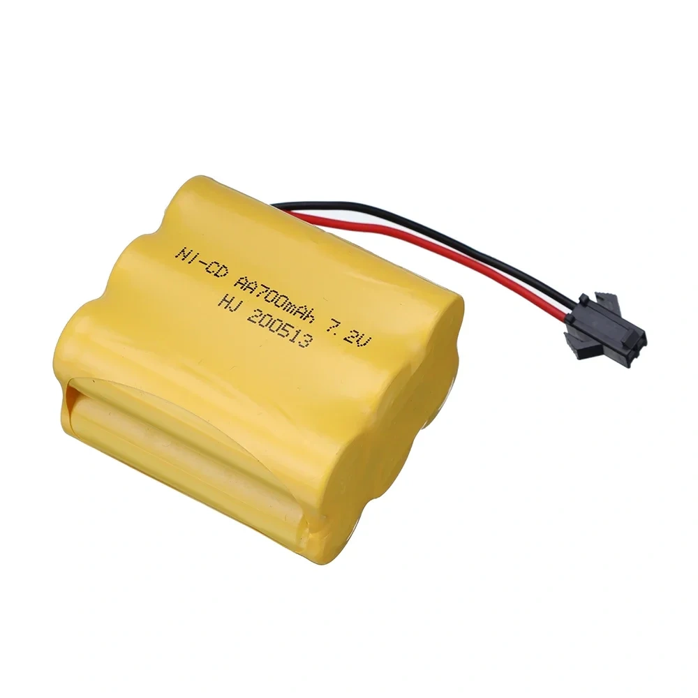 Ni-CD 7.2V 700mAh Rechargeable Battery Pack For Rc toys Cars Trucks Tanks Trains Boats Robots Gun Accessories AA 7.2V battery