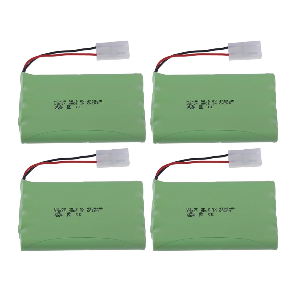 9.6v 4500mah AA Nimh Battery With Kep-2p/Tamiya Connector For Rc toys RC Cars Tanks Robots Gun Boats 9.6v Rechargeable Battery
