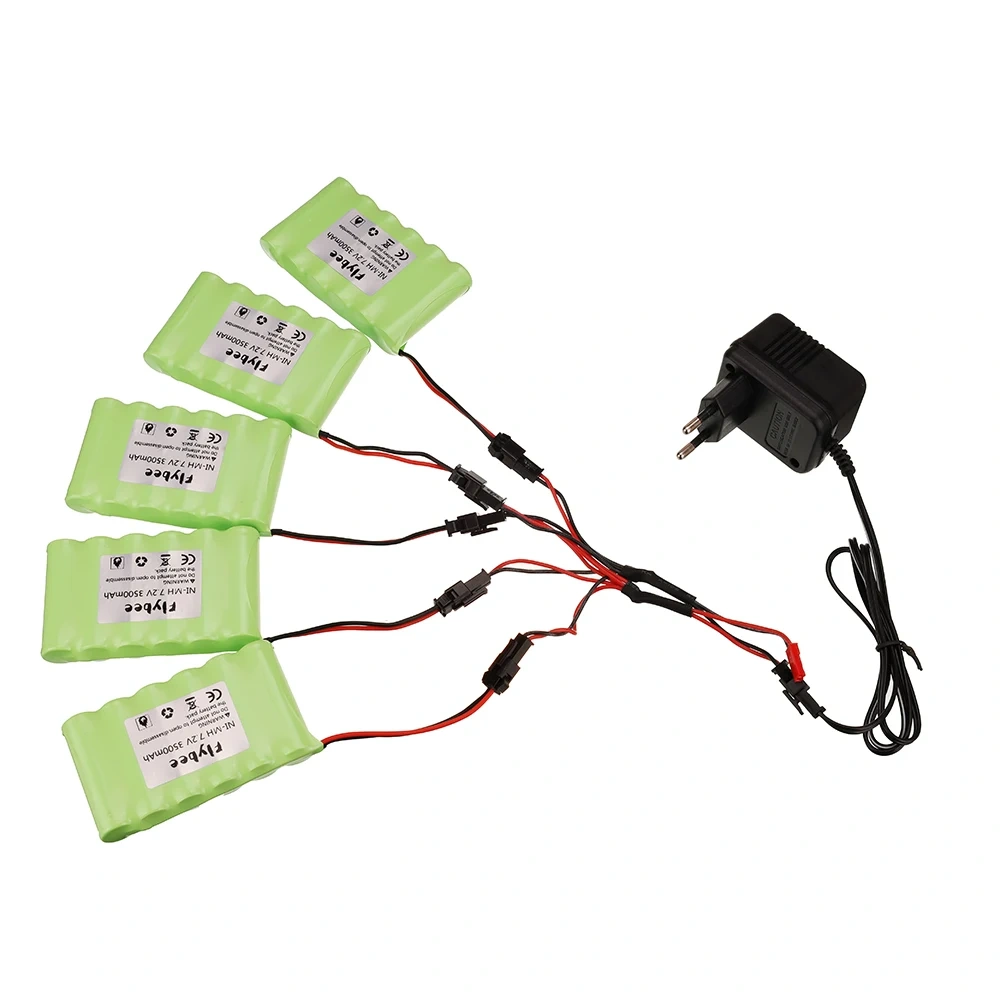 7.2V 3500mah Ni-MH Rechargable Battery SM plug For RC Electric Toys Truck cars boats tanks Battery Pack Upgrade 7.2 v 3000 mah