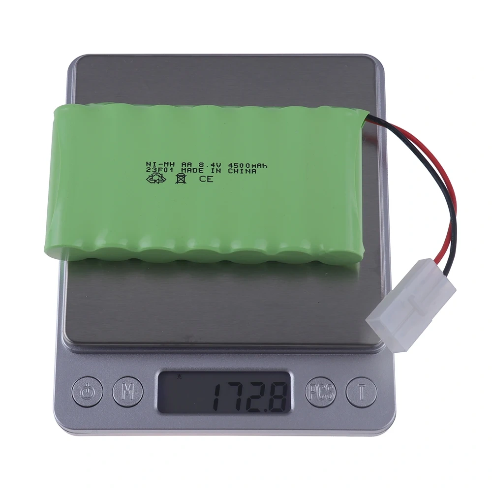 8.4v 4500mah Rechargeable Battery For Rc toys Cars Tank Robots Gun Boats AA NI-MH Battery 8.4v Battery Pack With Tamiya 2P Plug
