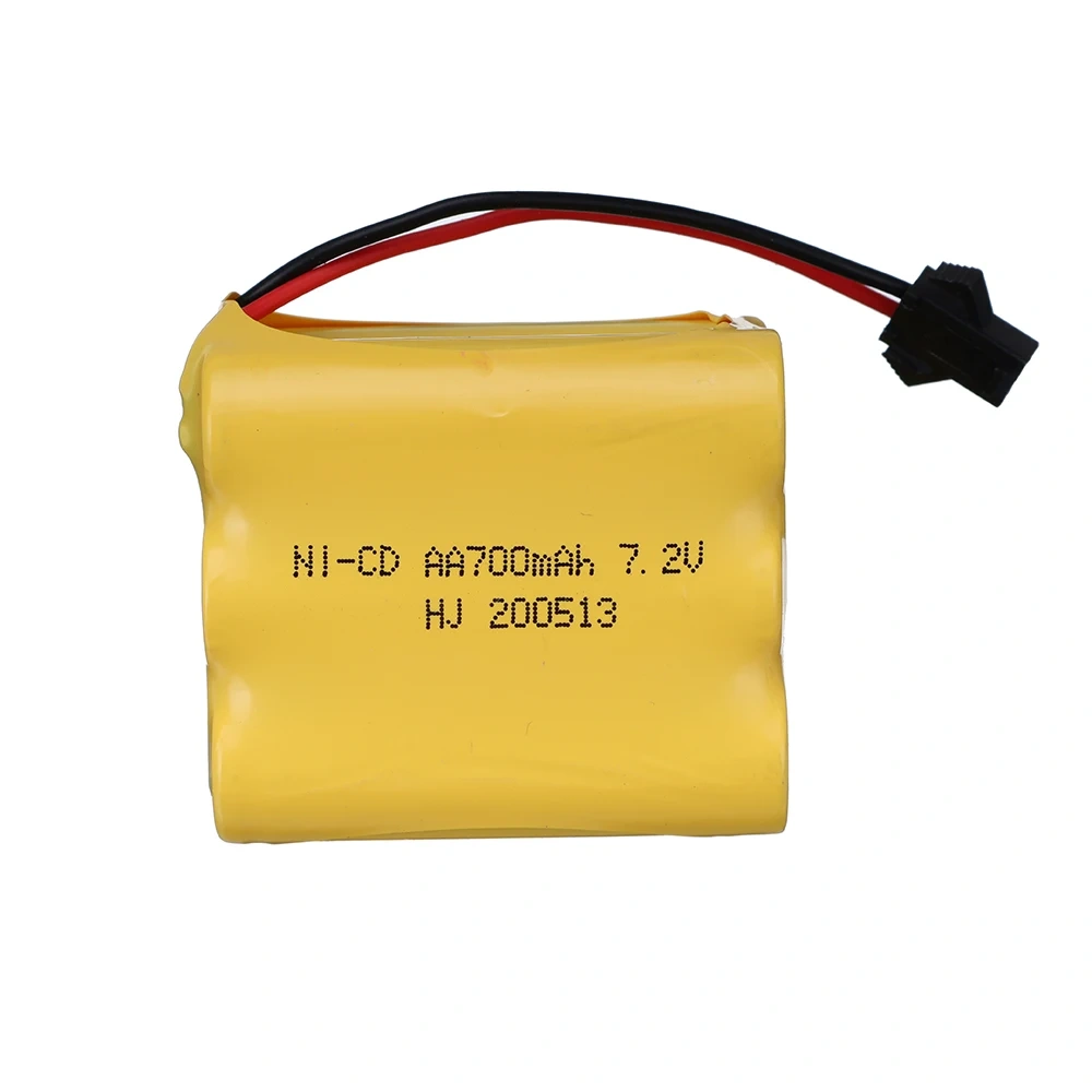 Ni-CD 7.2V 700mAh Rechargeable Battery Pack For Rc toys Cars Trucks Tanks Trains Boats Robots Gun Accessories AA 7.2V battery