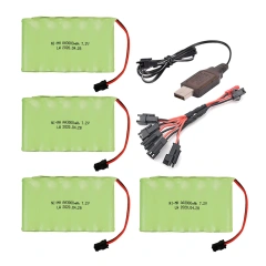 4Battery 1USB 1C