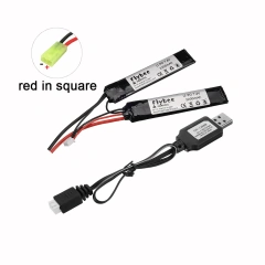 red in square