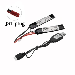 1Battery 1USB JST-plug
