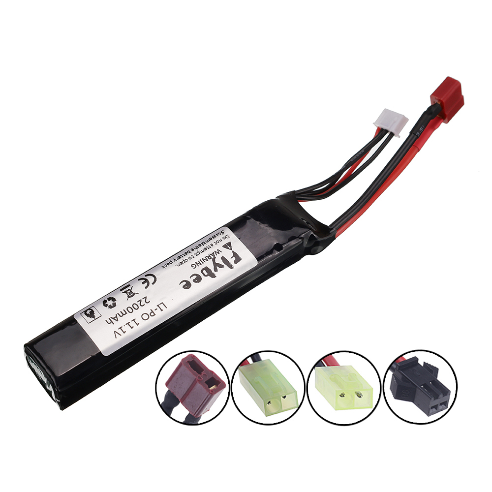 #103mm 11.1v 2200mAh Lipo Battery for Water Gun 3S 11.1V battery for Mini Airsoft BB Air Pistol Electric Toys Guns Parts 1Pcs