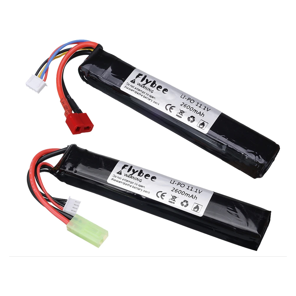 T/Tmaiya Plug 3S 11.1V 2600mAh LiPo battery For Water Gun Airsoft BB Air Pistol Electric Toys Guns Parts 11.1V Water Gun #125mm
