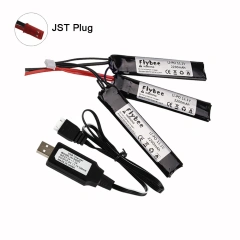 1Battery 1USB JST-plug