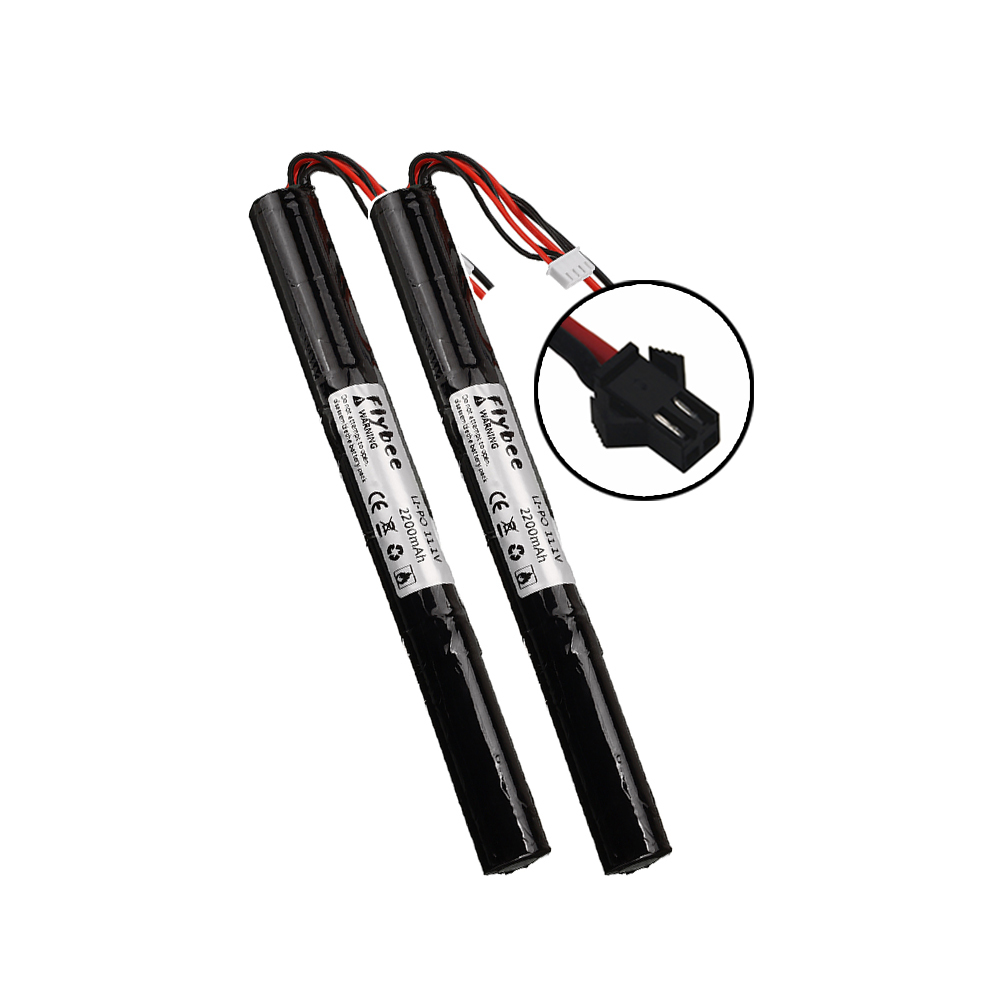 1 to 5pcs Airsoft Gun Lipo Battery 3S 11.1V 2200mAh 40C SM plug Water gun AKKU Mini Airsoft BB Air Pistol Electric Toys RC Parts