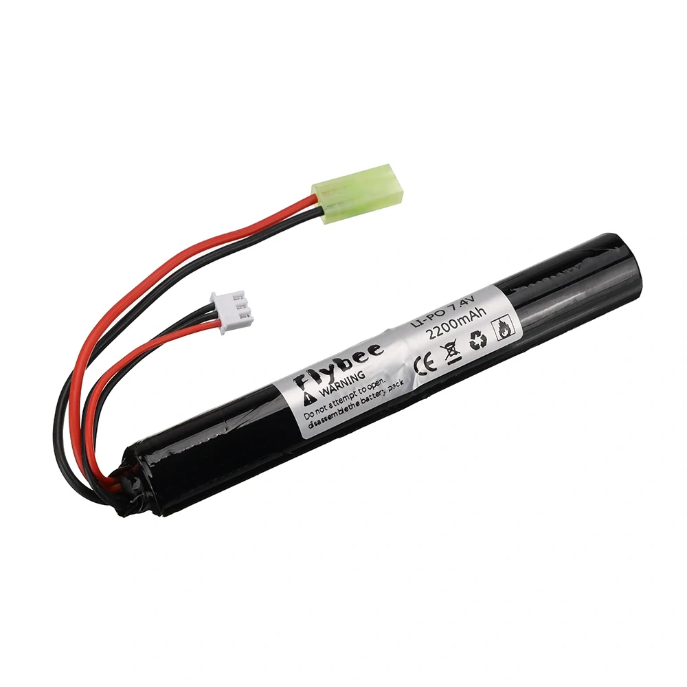 18650 Airsoft gun battery Lipo Power Battery 7.4V 2200MAH 40C AKKU Mini Airsoft toys Gun 7.4 V 2200 mAh Battery model parts