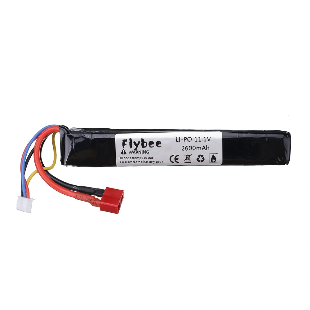 (T plug) RC Water Gun Airsoft LiPo battery 11.1V 3S 2600mAh 30C for Airsoft BB Air Pistol Electric Toys Guns Parts wholesale