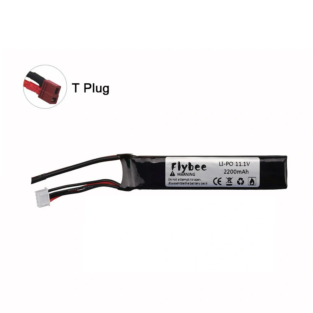 #103mm 11.1v 2200mAh Lipo Battery for Water Gun 3S 11.1V battery for Mini Airsoft BB Air Pistol Electric Toys Guns Parts 1Pcs
