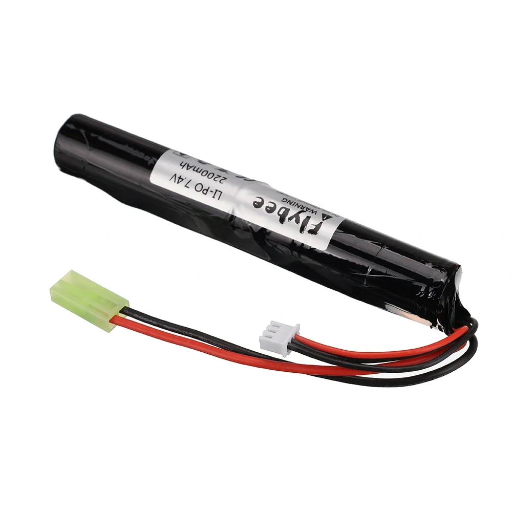 18650 Airsoft gun battery 7.4V 2200MAH Lipo Power Battery + Charger For AKKU Mini Airsoft toys Gun water gun model Battery parts