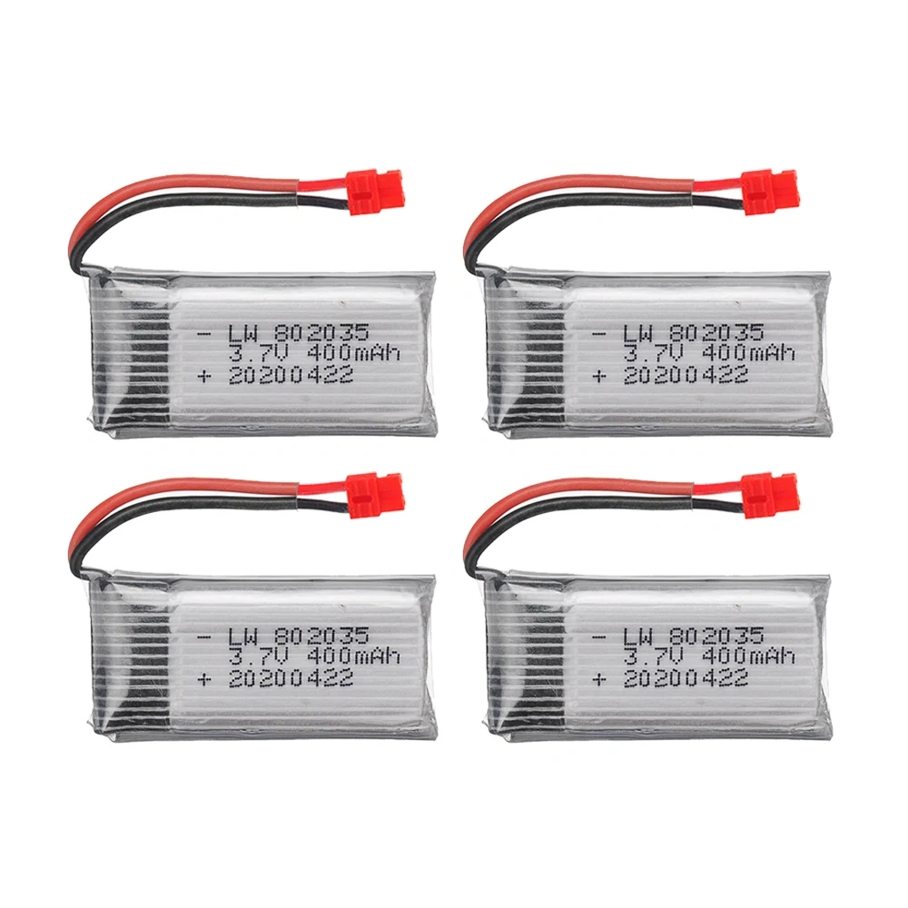 3.7V 400mah Lipo Battery For SYMA X11 X11C X4 X15 X5A-1 X15C X15W H31 H107 KY101 E33C E33 U816A V252 RC Drone Helicopter Parts